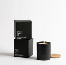 Load image into Gallery viewer, Basik Teakwood + Leather Candle
